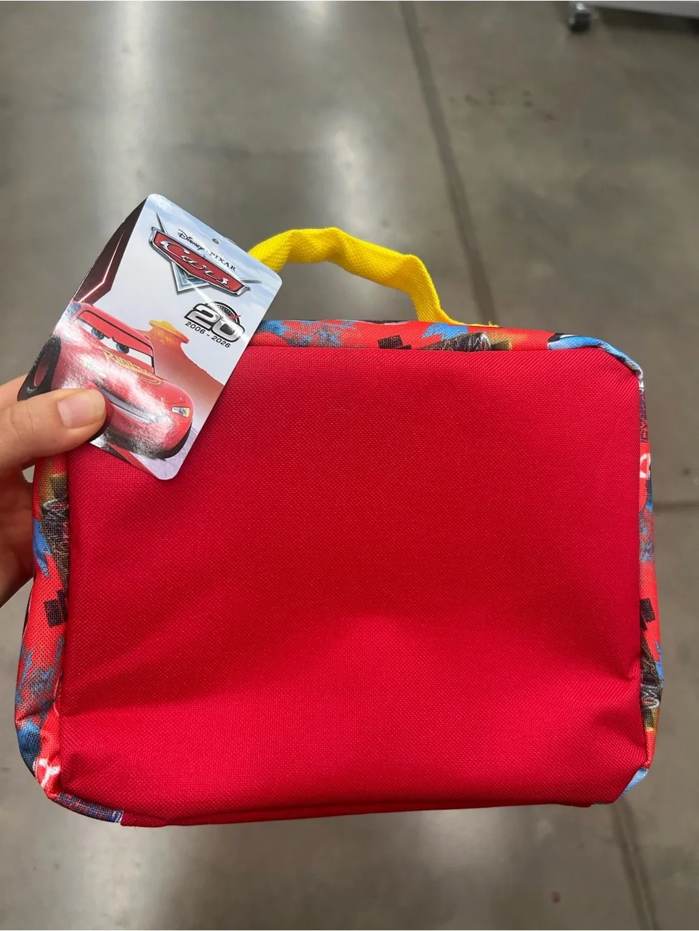NWT Disney Pixar McQueen Lightning Car Lunch Bag